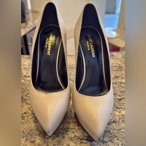 Saint Laurent Nude Women's Heels